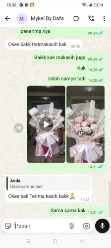Testimonial Buket Bunga pematang siantar