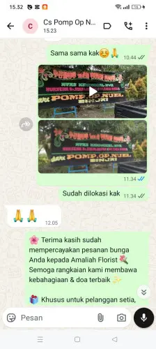 Testimonial Papan Bunga pematang siantar