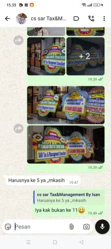 Testimonial Papan Bunga pematang siantar